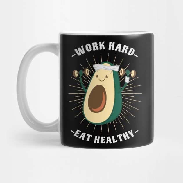 Work Hard, Eat Healthy by NotUrOrdinaryDesign